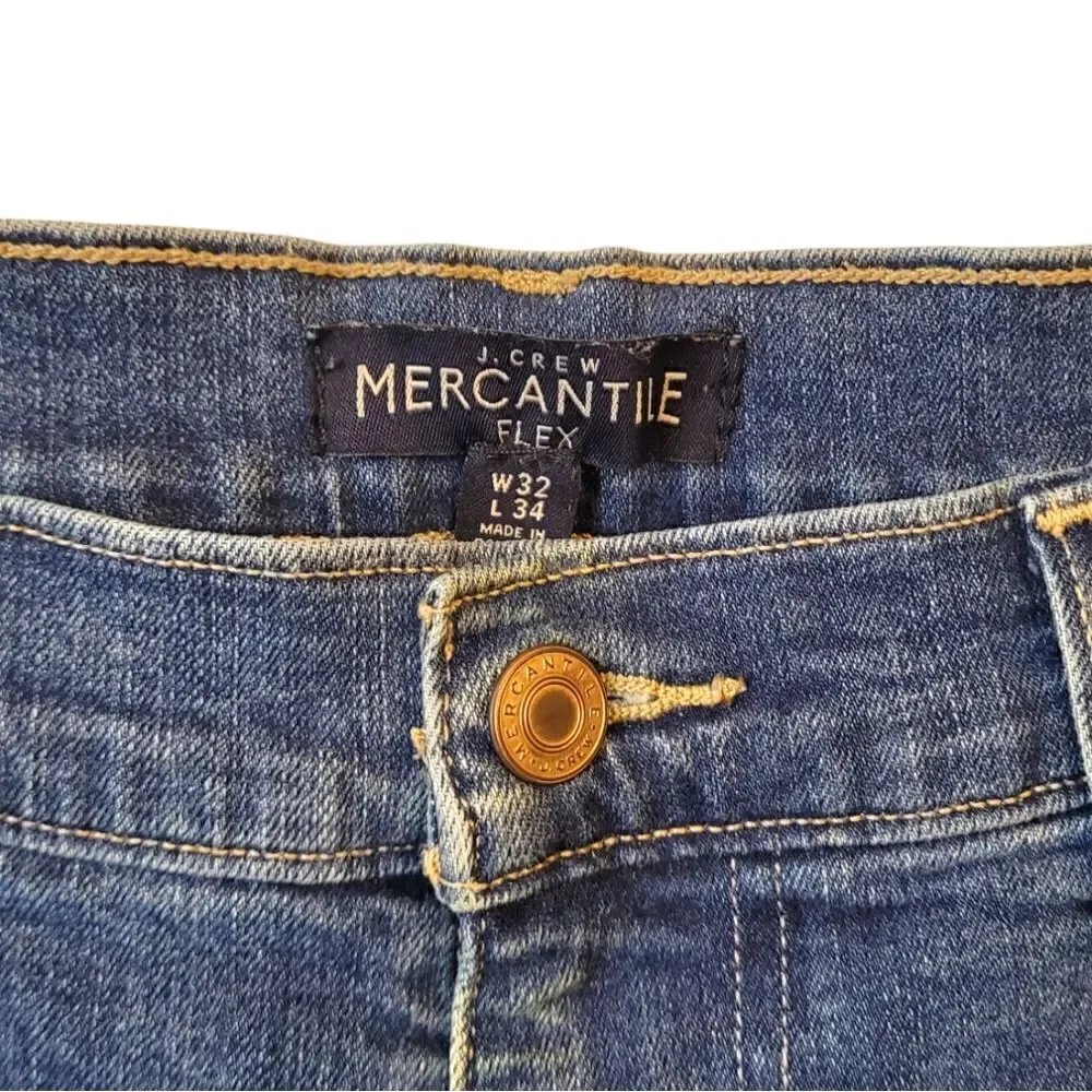 J. Crew Merchantile Medium Wash Athletic Jeans